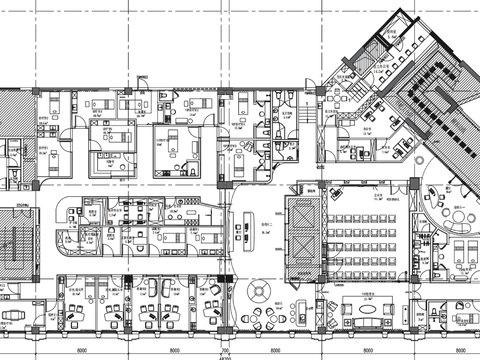  醫(yī)療美容診所cad施工圖 