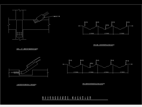  转角张拉及灌浆孔泌水孔节点大样 