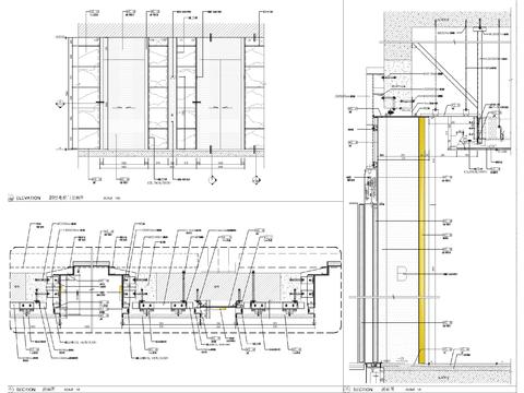  电梯厅节点大样图 