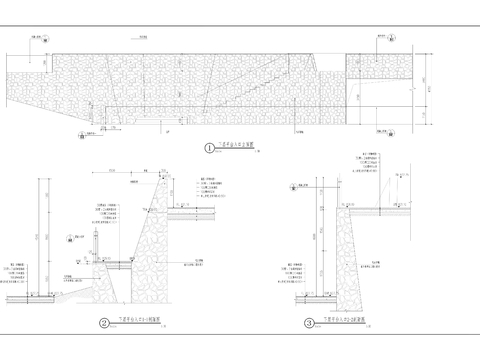  水利工程樞紐工程附屬工程cad施工圖 
