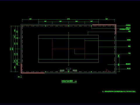  网球 篮球场CAD节点大样 