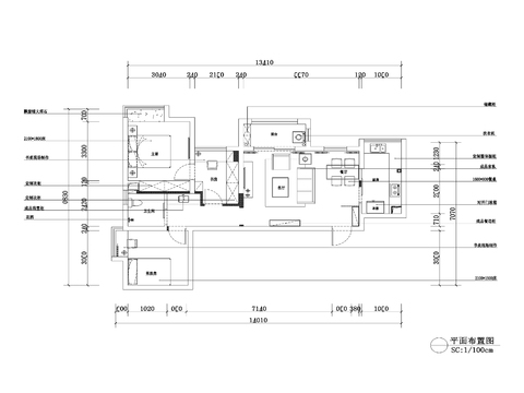 美式樣板房全套CAD施工圖 