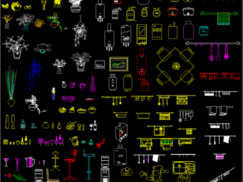  cad常用素材图库 