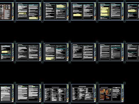  超详细酒店设计说明专用CAD图库 