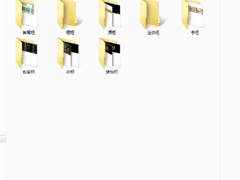  案例柜 橱柜 书柜 衣柜 台盆柜 装饰柜节点大样图 