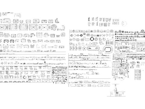  欧式平面cad图库 