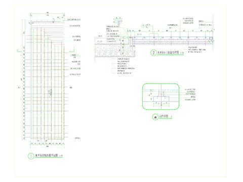  木平台cad大样图 
