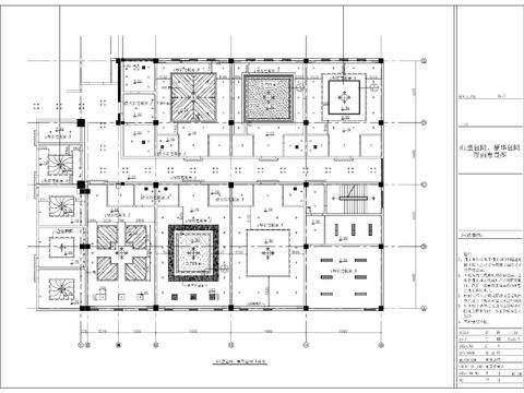  餐厅包间cad施工图 