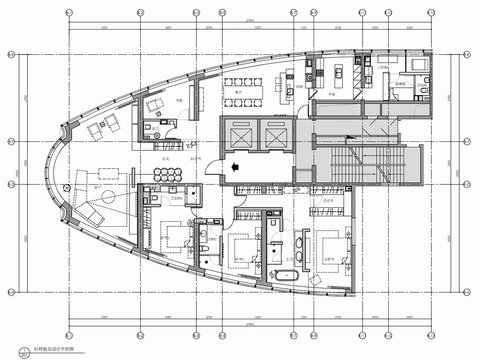  300㎡大平層豪宅樣板房CAD施工圖 