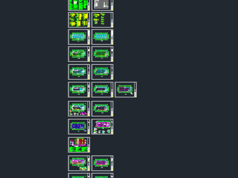  某工厂二层食堂电气cad施工图 