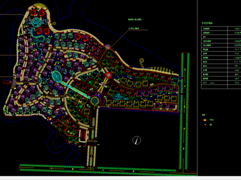 昆山银泰花园规划总平面 