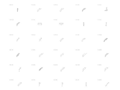  欧式石膏线 线条cad图库 