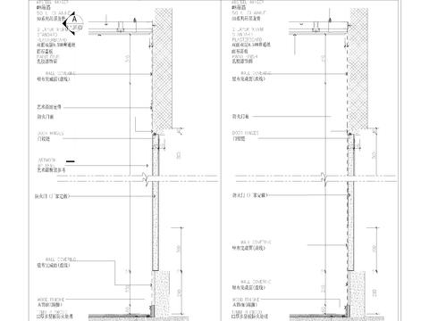  现代服务台剖面节点大样图 