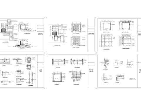  现代特色玻璃亭CAD节点大样 