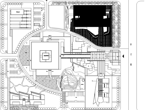  建筑cad施工圖 