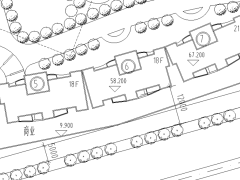  居住组团总CAD平面图 