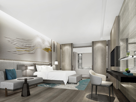  万达酒店客房CAD施工图 