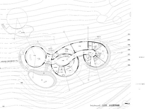  山地度假民宿酒店客栈cad施工图 
