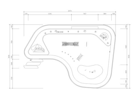 萌宠乐园cad平面图 