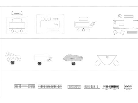  新版平面cad图库 
