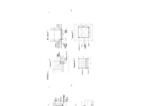  室外马路牙井盖cad详图 