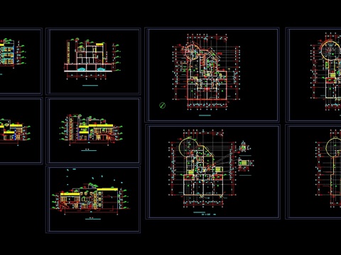  幼儿园cad建筑图 