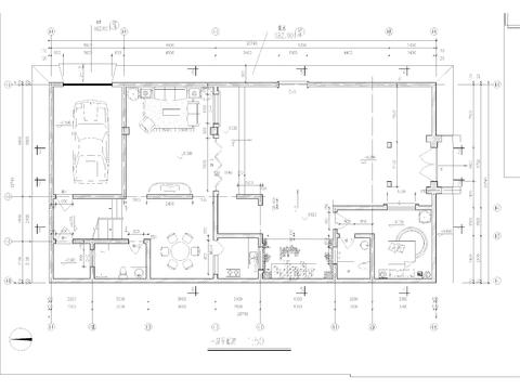  四合院建筑CAD施工图纸 