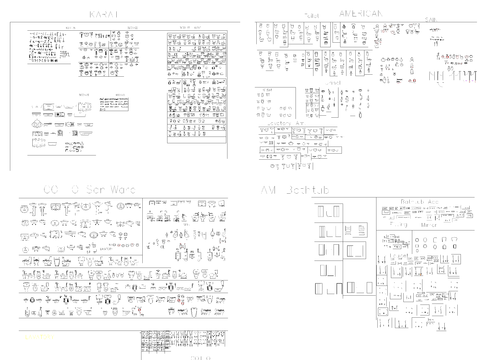  卫浴家具cad图库 