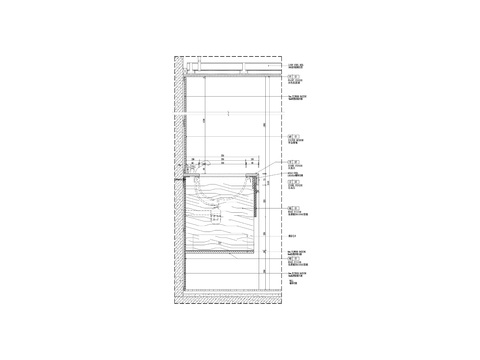  酒店卫生间洗手台镜子节点大样图 