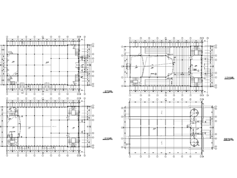 教堂建筑CAD施工圖 