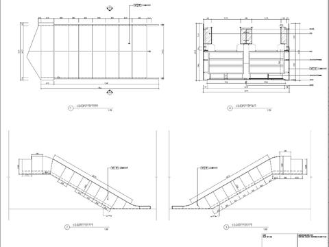  自动扶梯节点大样图 