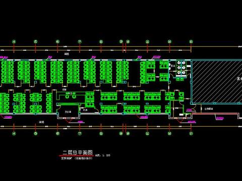  网吧消防系统改造cad施工图 