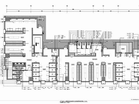  SPA康体更衣室卫生间施工详图 更衣室 卫生间 桑拿 干蒸cad施工图 