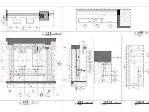  台盆节点大样图 
