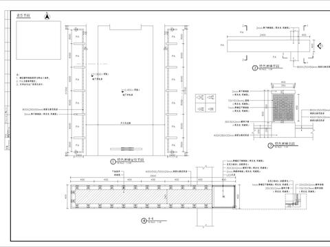  特色矮墙细部CAD节点大样 