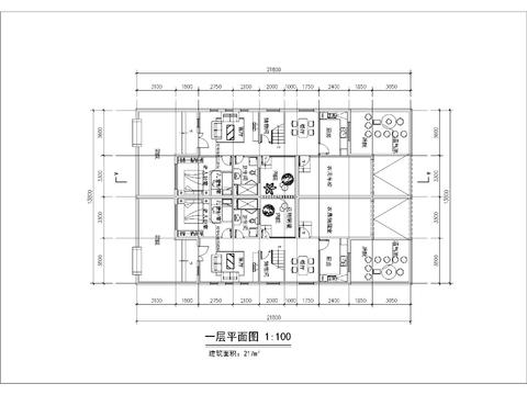  新農(nóng)村別墅CAD施工圖 