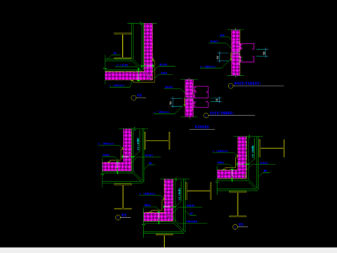  P55阴角cad大样图 