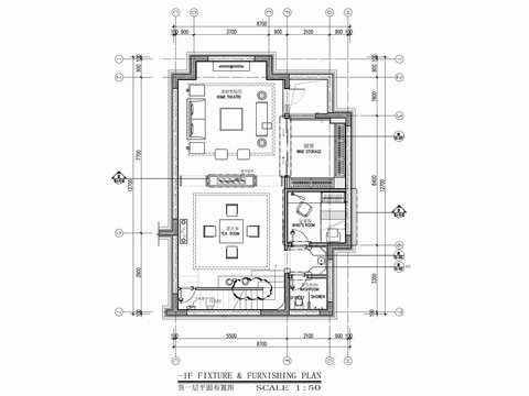  中式輕奢別墅樣板房施工圖  別墅  樣板房 豪宅 私宅 家裝 