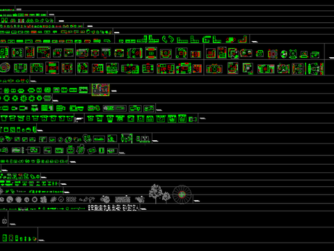  花西原创CAD专用图库 
