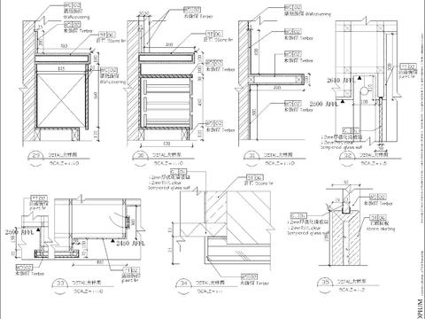  玻璃隔断及柜子图库 
