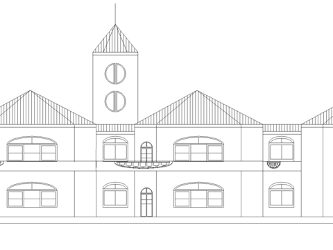  幼儿园建筑CAD方案图 