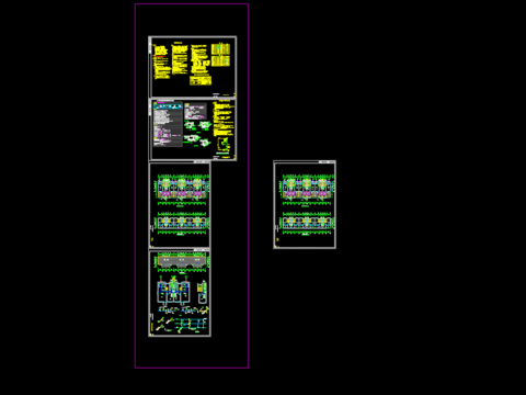  上塘荆芋花乡小区改扩建工程10号楼给排水设计CAD施工图 