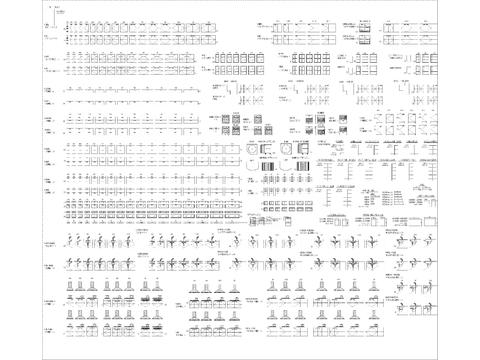  现代定制家居 专业橱柜标准cad图库 