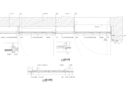  50个家装常用节点剖面cad大样图 