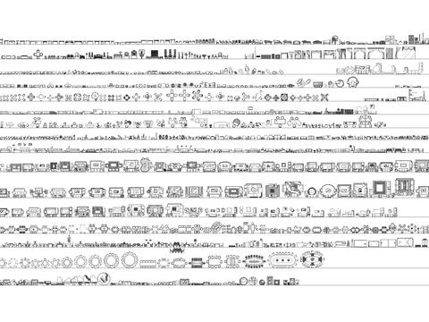  常用平立面CAD图库 