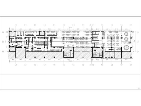  餐饮空间消防系统cad施工图 