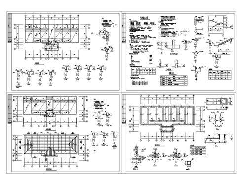  敬老院结构cad施工图 