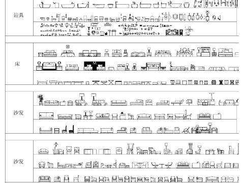  2024知名设计机构立面CAD图库 