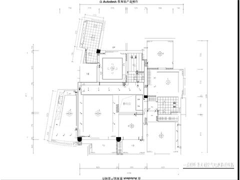  珠宝店cad施工图 
