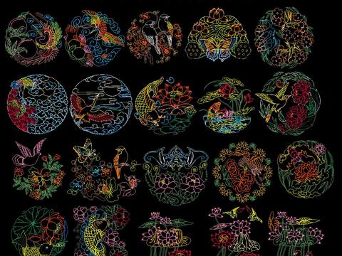  中国吉祥图腾CAD图库 